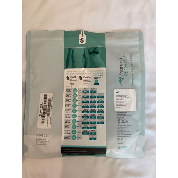 Marena Recovery FlexFit Original Bra style B01G Black 42D/E - Picture 9 of 9